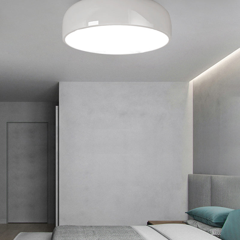 Leilani Ronde LED Plafondlampen Wit Zwart Metaal Acryl Woonkamer