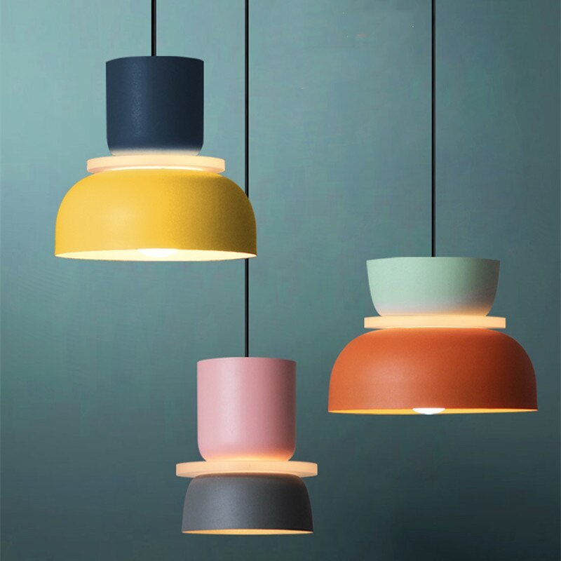 Morandi Moderne Hanglampen Contrast Kleur Metaal Woonkamer Slaapkamer
