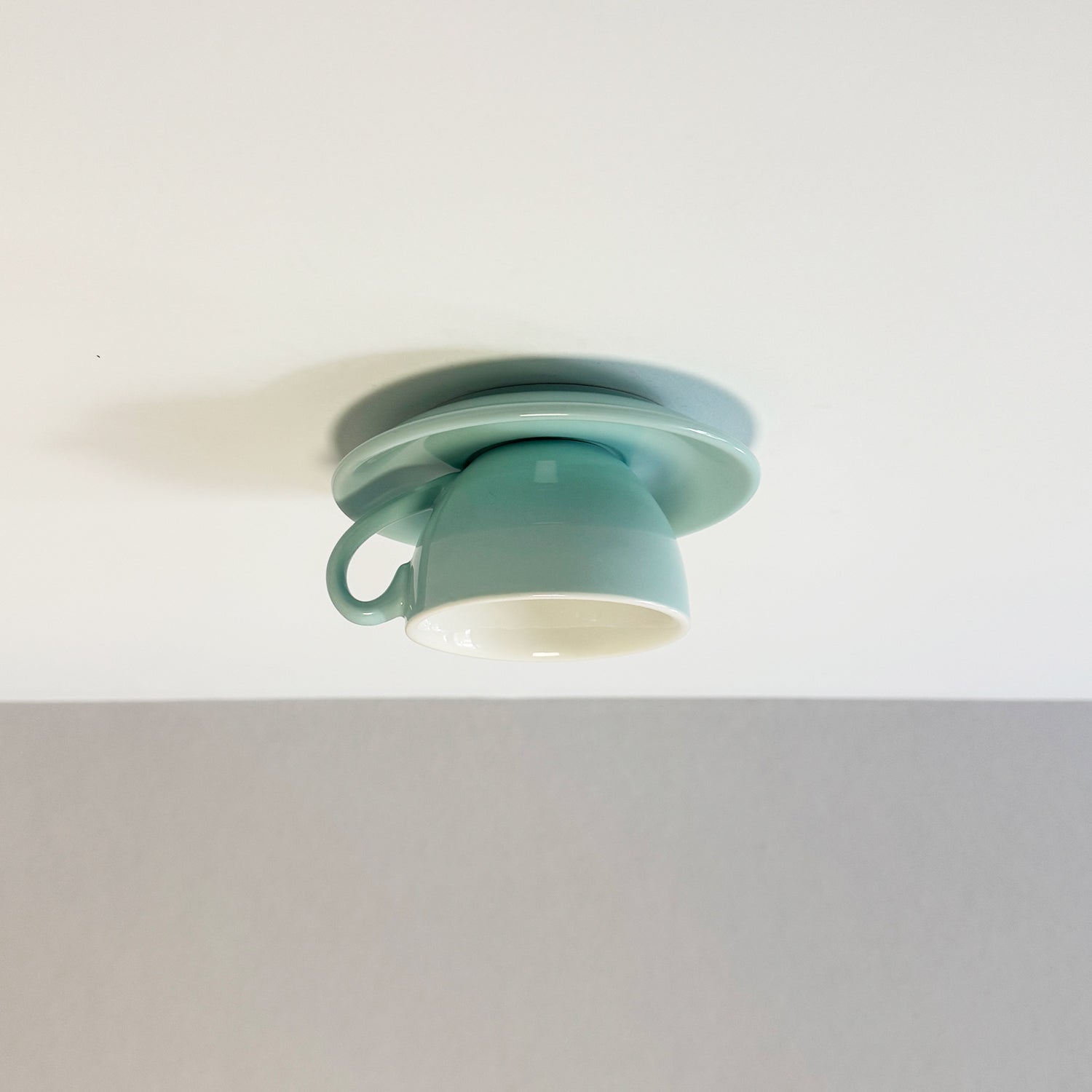 Morandi Moderne Koffiekopjes Keramische Plafondverlichting Blauw/Roze/Geel