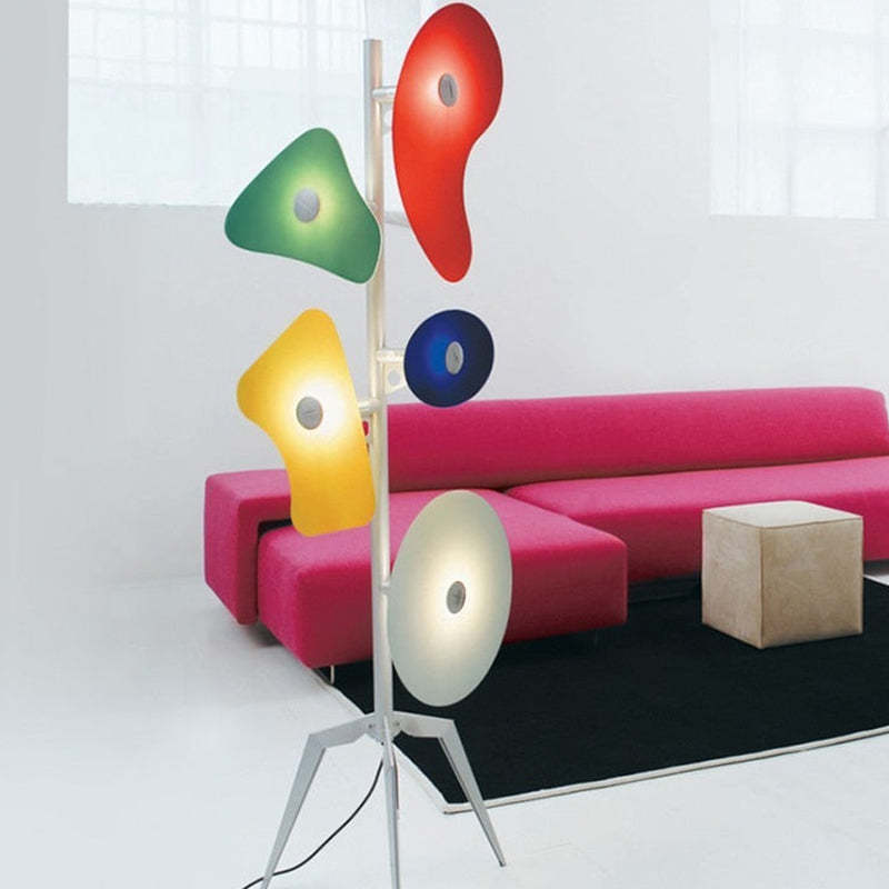 Morandi Moderne LED Vloerlampen Wit Hars Metaal Eetkamer Woonkamer
