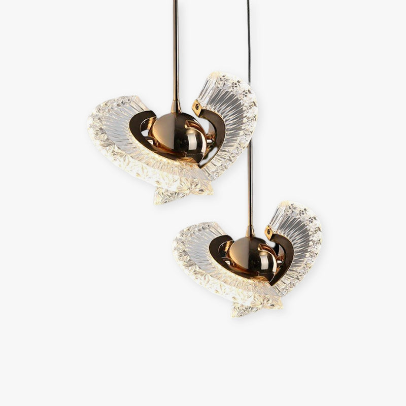 Kristy Modern Draaibaar Hanglamp Goud Metaal Acryl Woonkamer Slaapkamer
