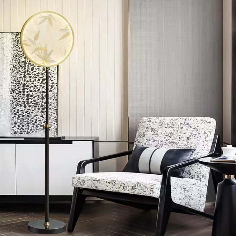 Jade  Creatief LED Vloerlampen Zwart Metaal Glas Woonkamer Eetkamer