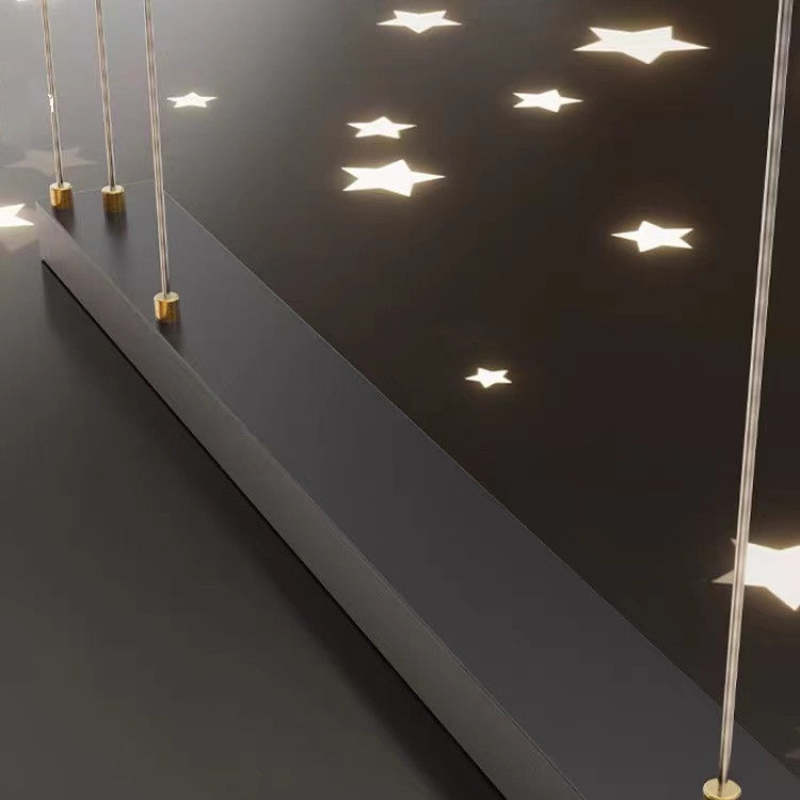 Madina Design LED Hanglamp Metaal/Kristal Zwart/Goud Slaapkamer/Woonkamer/Eetkamer