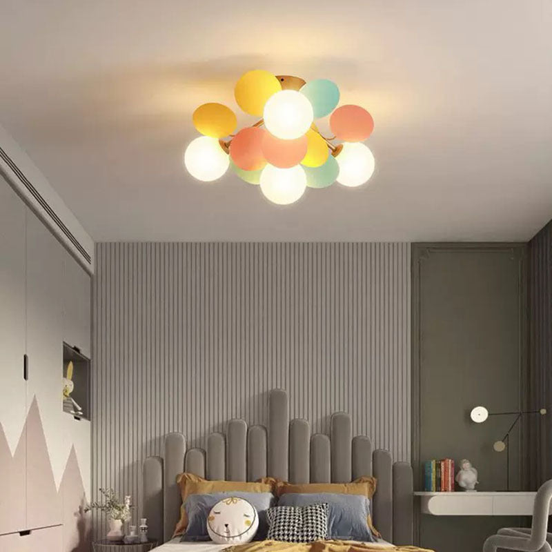 Jevon Design LED Plafondlamp Metaal/Acryl Kleur Slaap/Woon/Kinderkamer