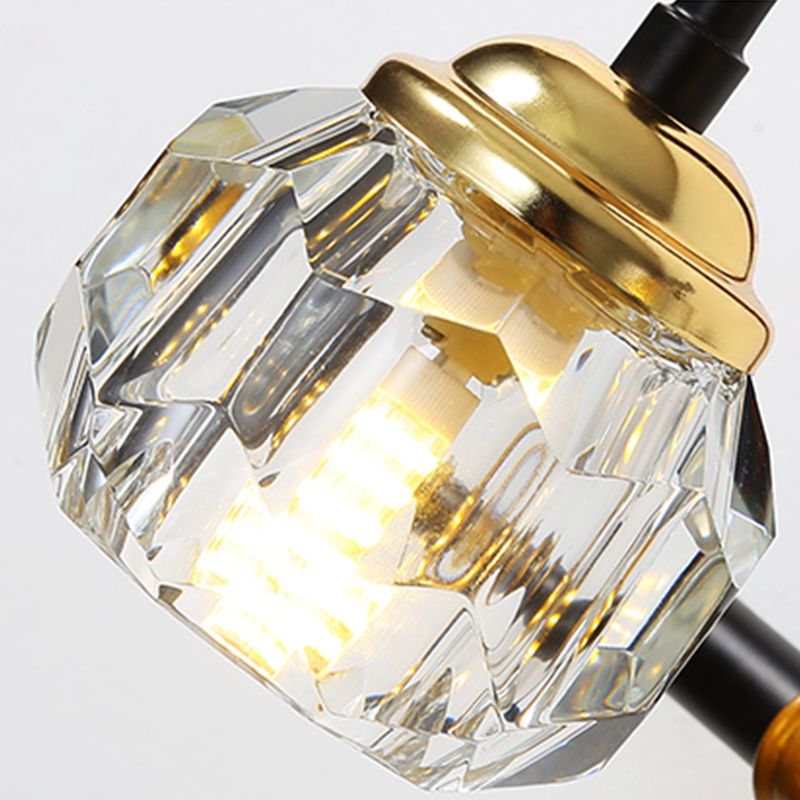 Kristy Moderne Bol LED Wandlamp Metaal/Acryl Zwart Slaap/Woon/Badkamer