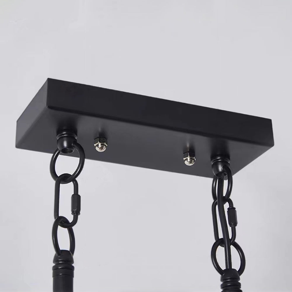Solomon Industriele LED Hanglamp Metaal Hout Woonkamer Eetkamer