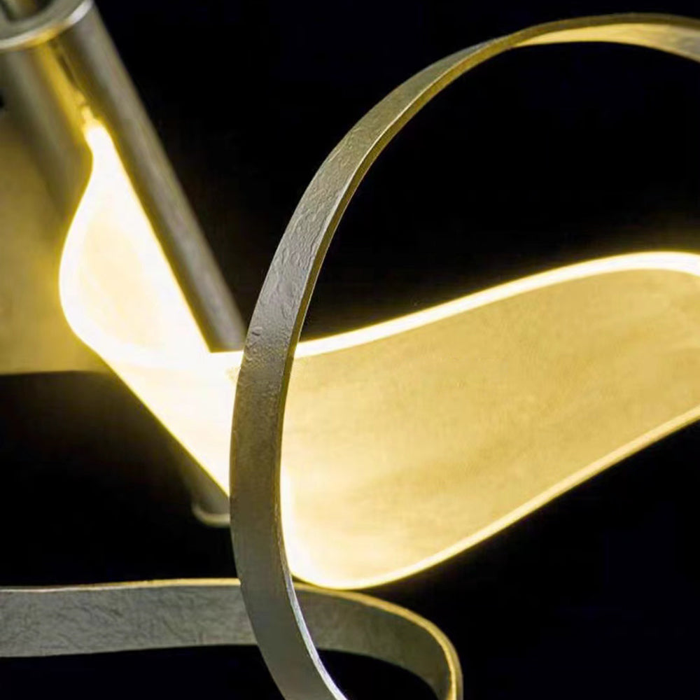 Louise Art Golvende LED Hanglamp Goud Metaal Eetkamer Slaapkamer