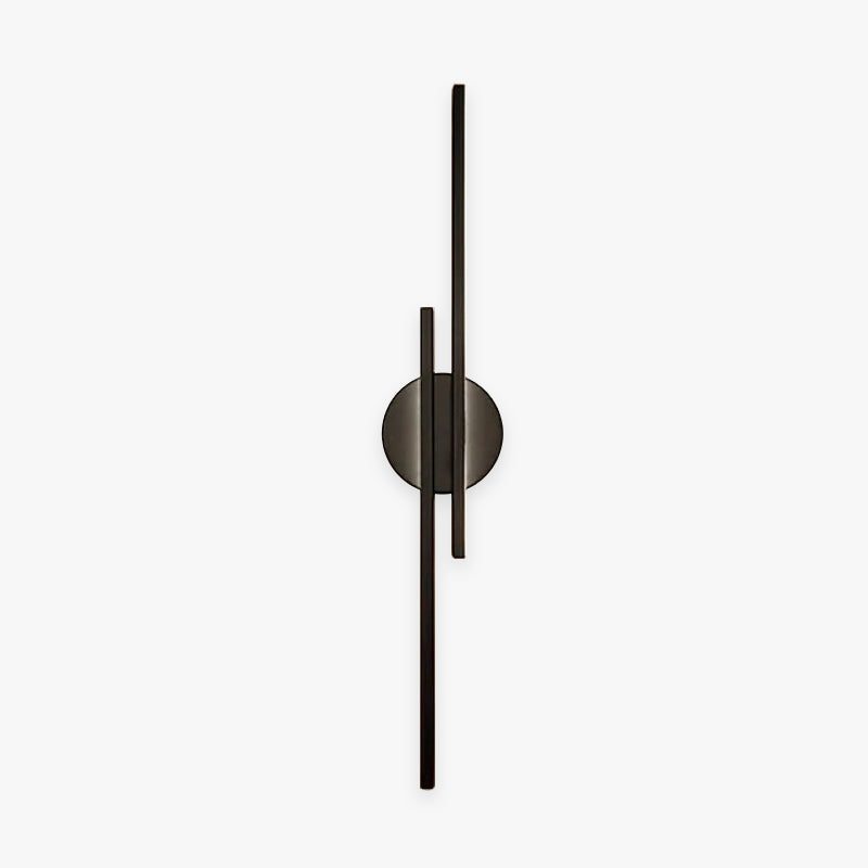 Marcus Moderne Lineaire/Ronde LED Wandlamp Zwart/Wit Metaal/Acryl Slaap/Woonkamer