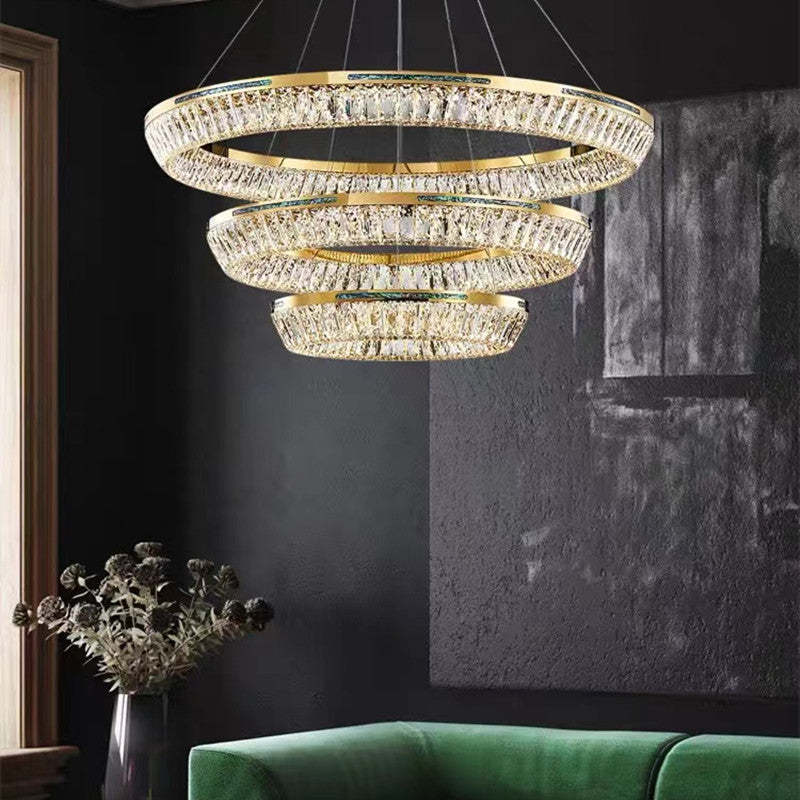 Marilyn Design LED HanglampMetaal/Kristal/Schelp Goud Slaapkamer/Woonkamer/Eetkamer