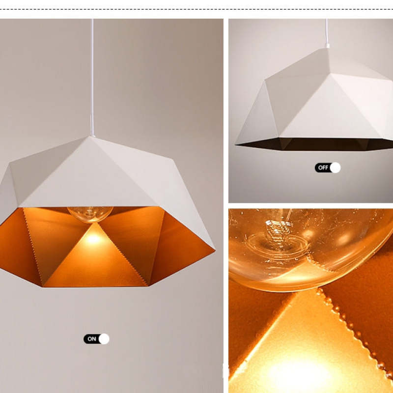 Morandi Moderne Kleine LED Hanglampen Geel Blauw Metaal Eetkamer