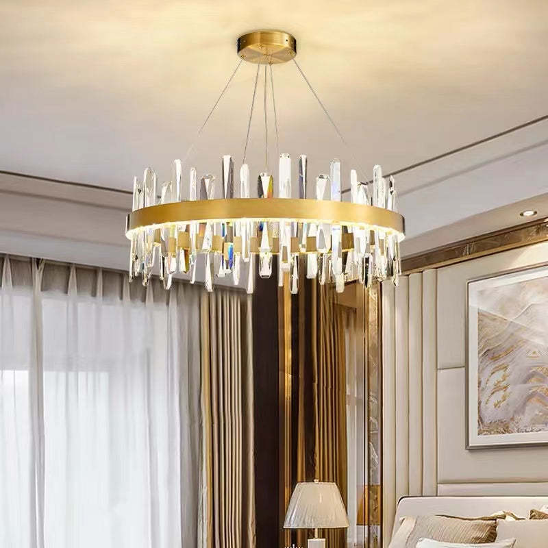 Marylin Moderne LED Hanglamp Metaal/Kristal Goud Slaapkamer/Woonkamer/Eetkamer
