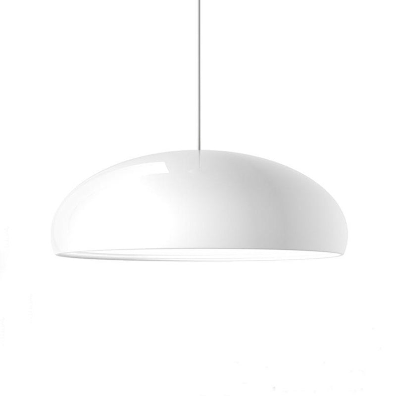 Leilani Moderne Ronde Hanglampen Wit Metaal Slaapkamer Woonkamer