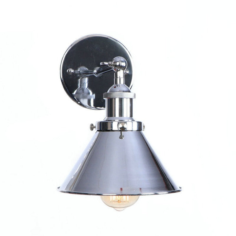 Marcello Industrie LED Wandlampen Zilver Zwart Goud Metaal Eetkamer