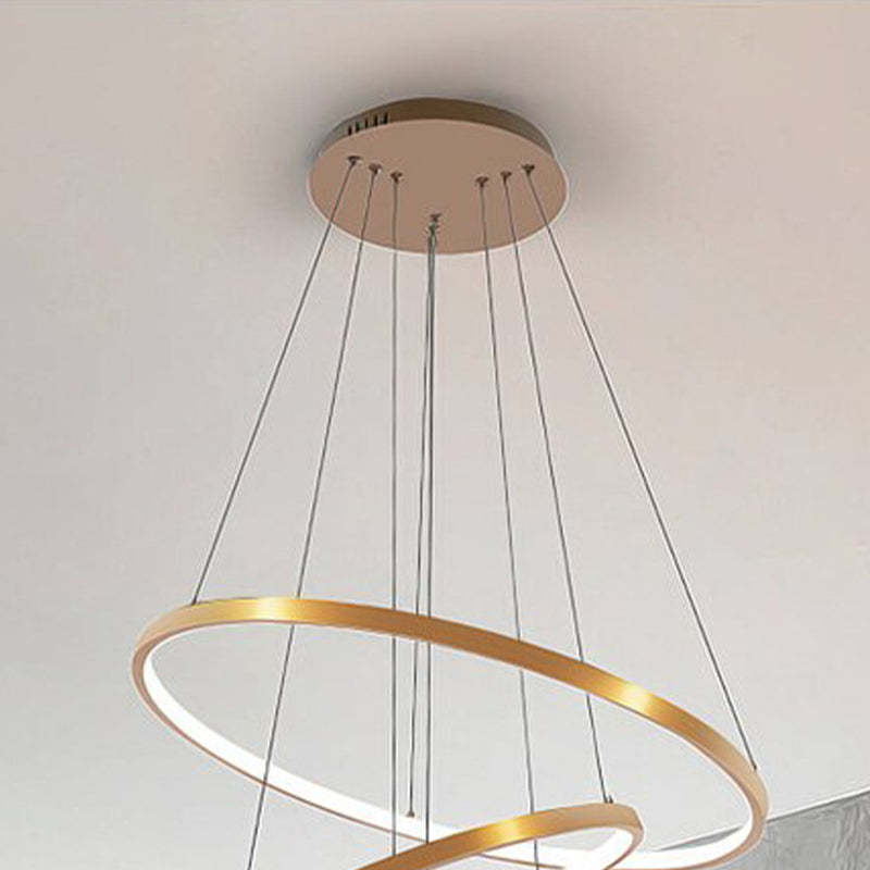 Alonza Design LED Hanglamp  Gouden Wit Zwart Metaal Glas Eetkamer