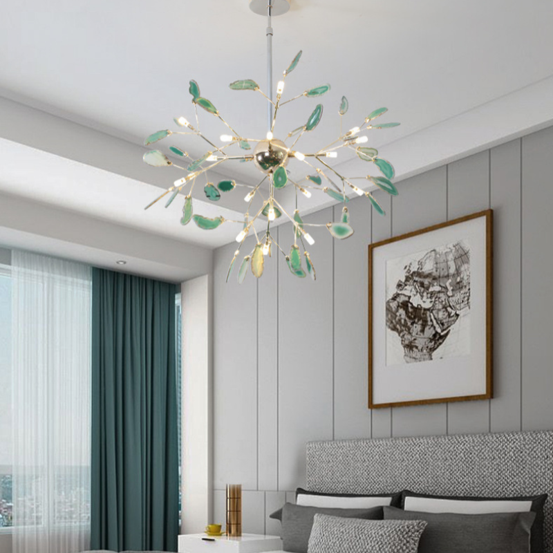 Javon Nordic Agaat Creatieve Kleurrijke Kroonluchter Slaapkamer/Woonkamer