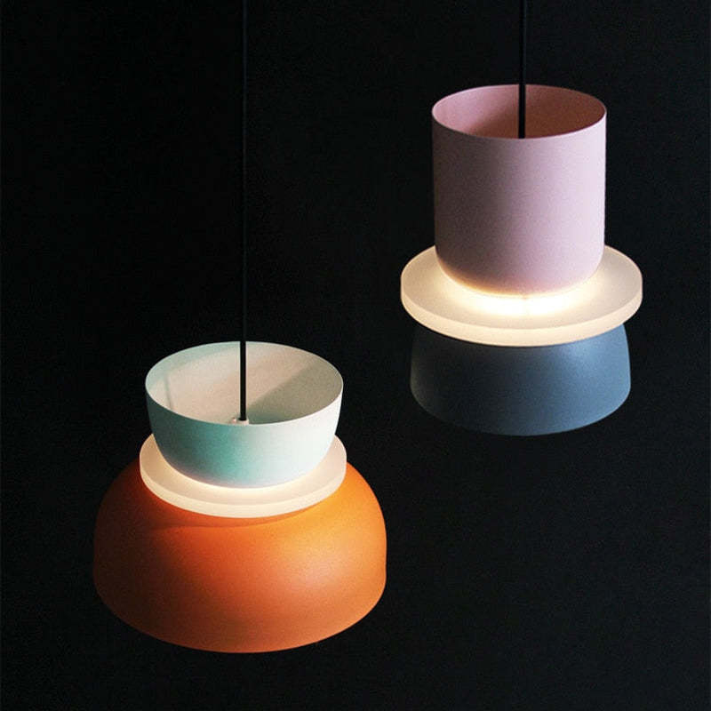 Morandi Moderne Hanglampen Contrast Kleur Metaal Woonkamer Slaapkamer