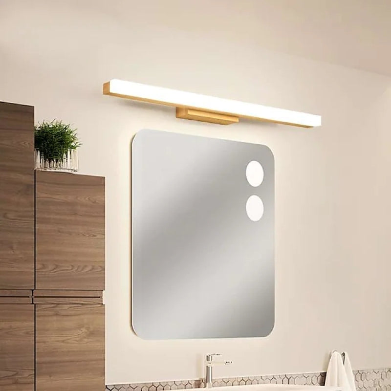 Leigh Moderne Minimalistische Lineaire Wandlampen Hout Woonkamer