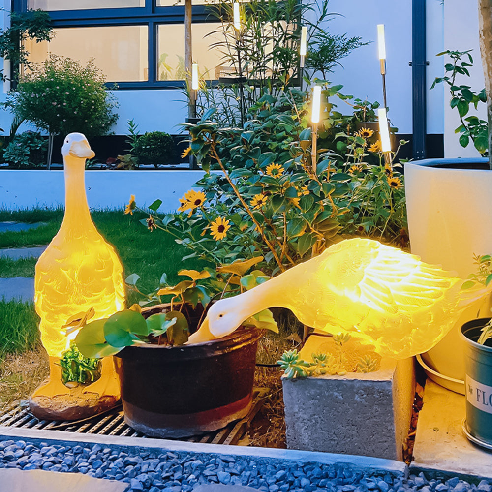 Minori Decoratief Buitenlampen Zonne Energie Wit Hars Tuin
