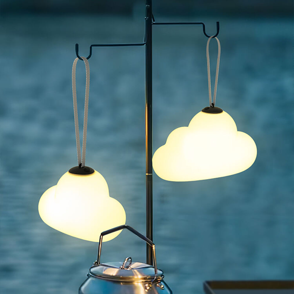 Minori Design LED Hanglamp Wolk Melk Wit Metaal/Acryl Tuin