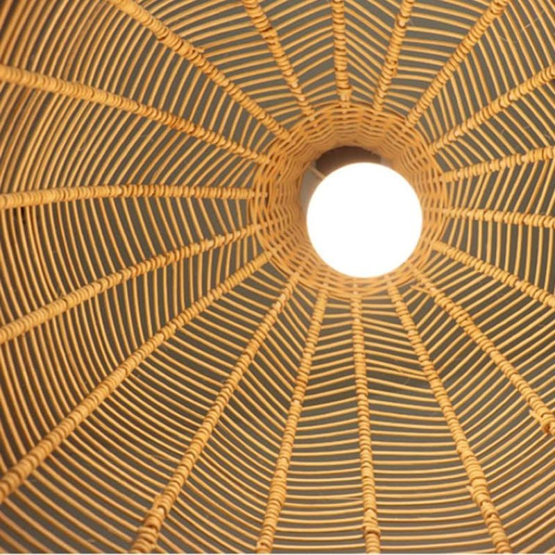 Muto Minimalistisch LED Hanglamp Rotan Woonkamer Slaapkamer Bar