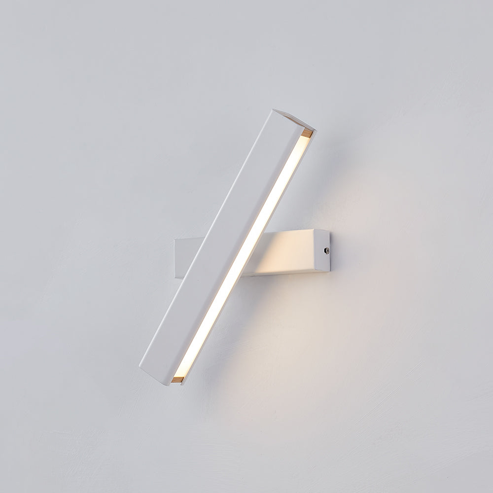 Brio Moderne Rechthoek LED Wandlampen Zwart Wit Metaal Woonkamer Slaapkamer