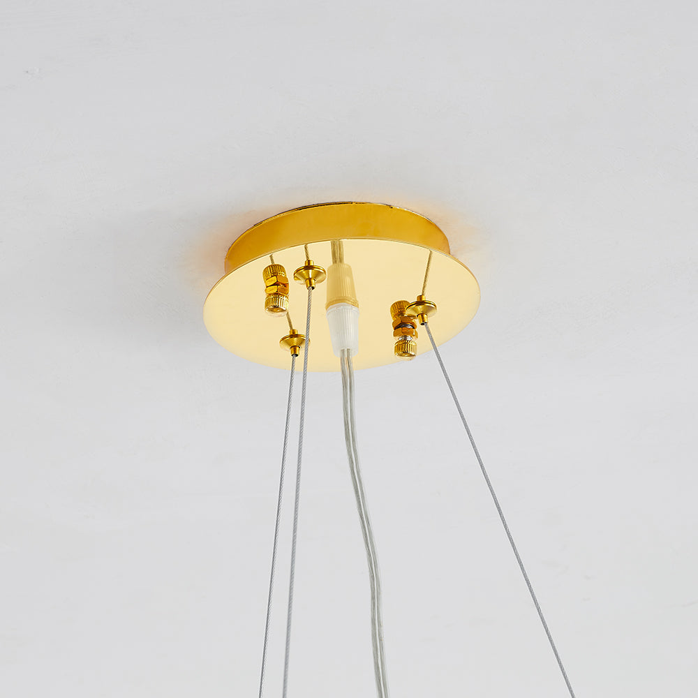 Marilyn Industrie Design LED Kroonluchters Gouden Metaal Woonkamer Eetkamer