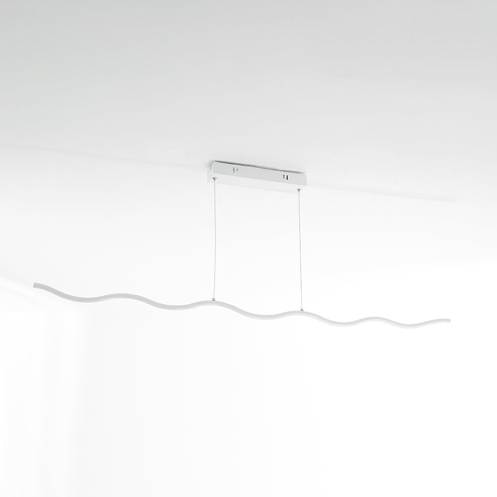 Louise Design Golflijn LED Hanglamp Zwart/WitMetaal Slaap/Eet/Woonkamer