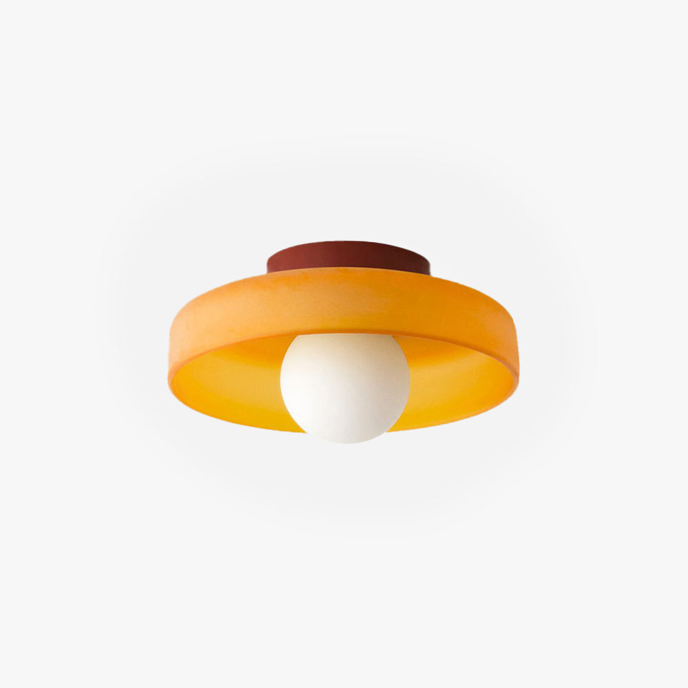 Morandi Design Ronde LED Buitenlamp Metaal/Glas Wit/Groen/Oranji Slaap/Woon/Eetkamer