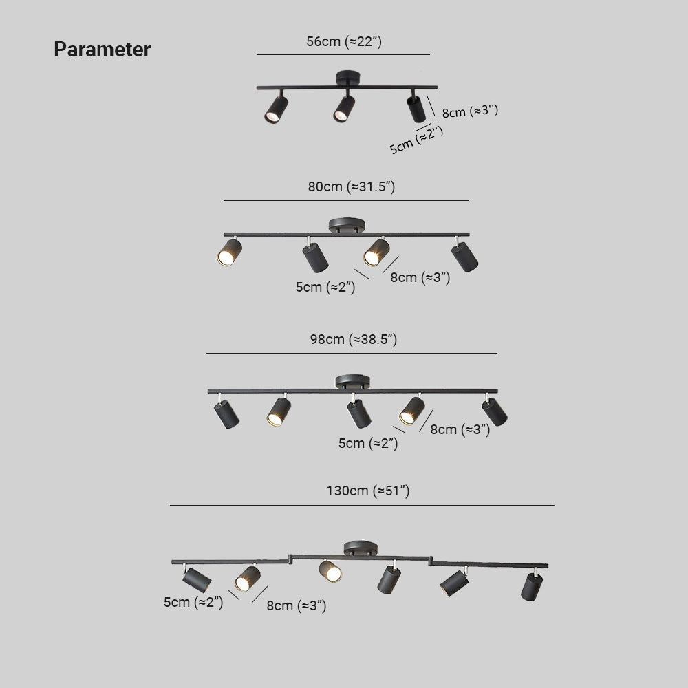 HaneyModerne Design LED SpotlightMetaal Zwart/Wit  Woonkamer