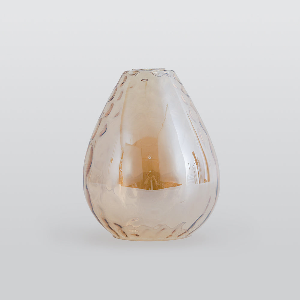 Elio Vintage Teardrop Hanglamp, Bar/Kitcheneiland, Glas/Hout