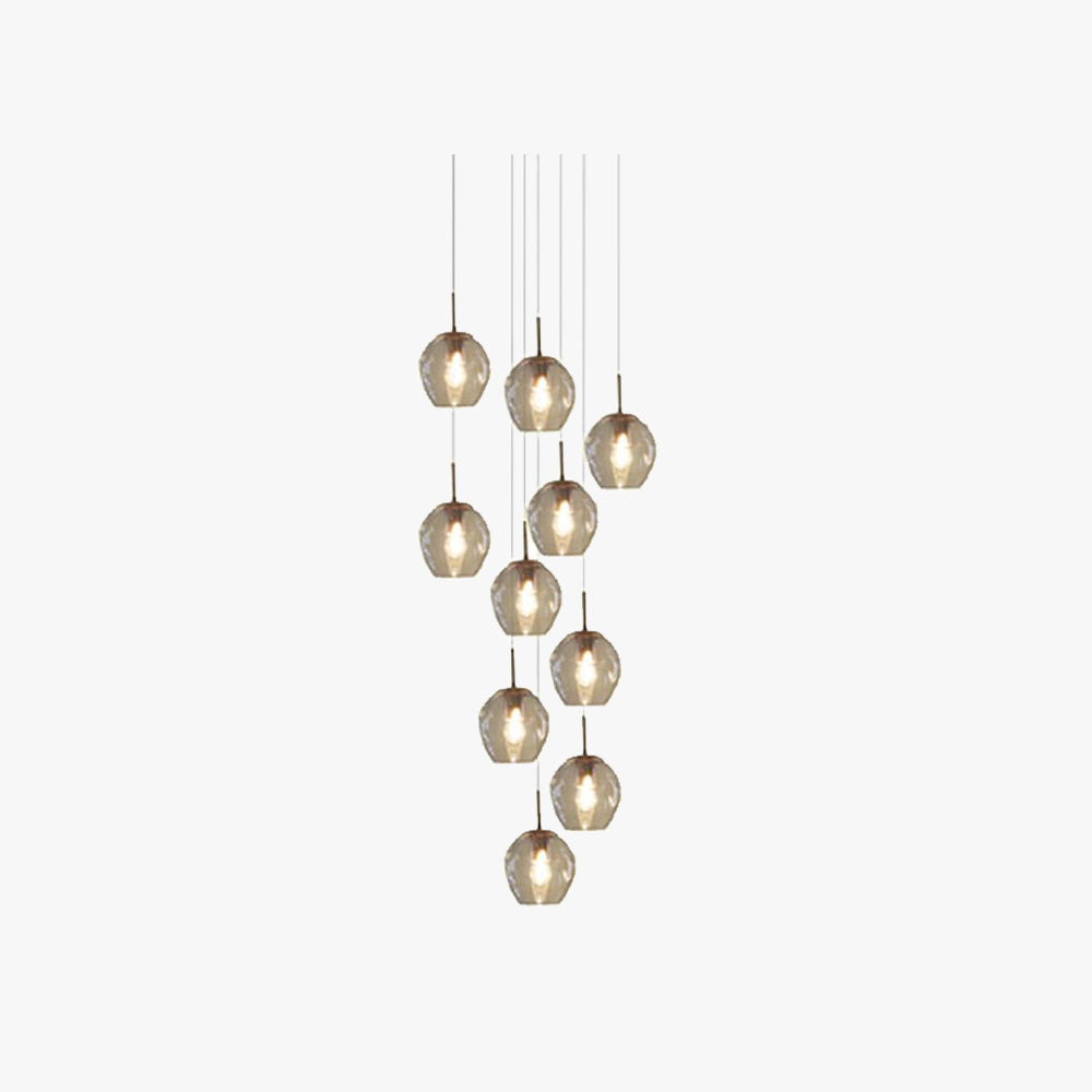 Hailie Moderne Design LED Kroonluchter Metaal Glas Goud Woonkamer