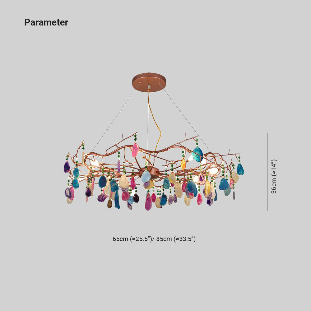 Morandi Design LED Hanglamp Metaal/Stone Slaapkamer Woonkamer