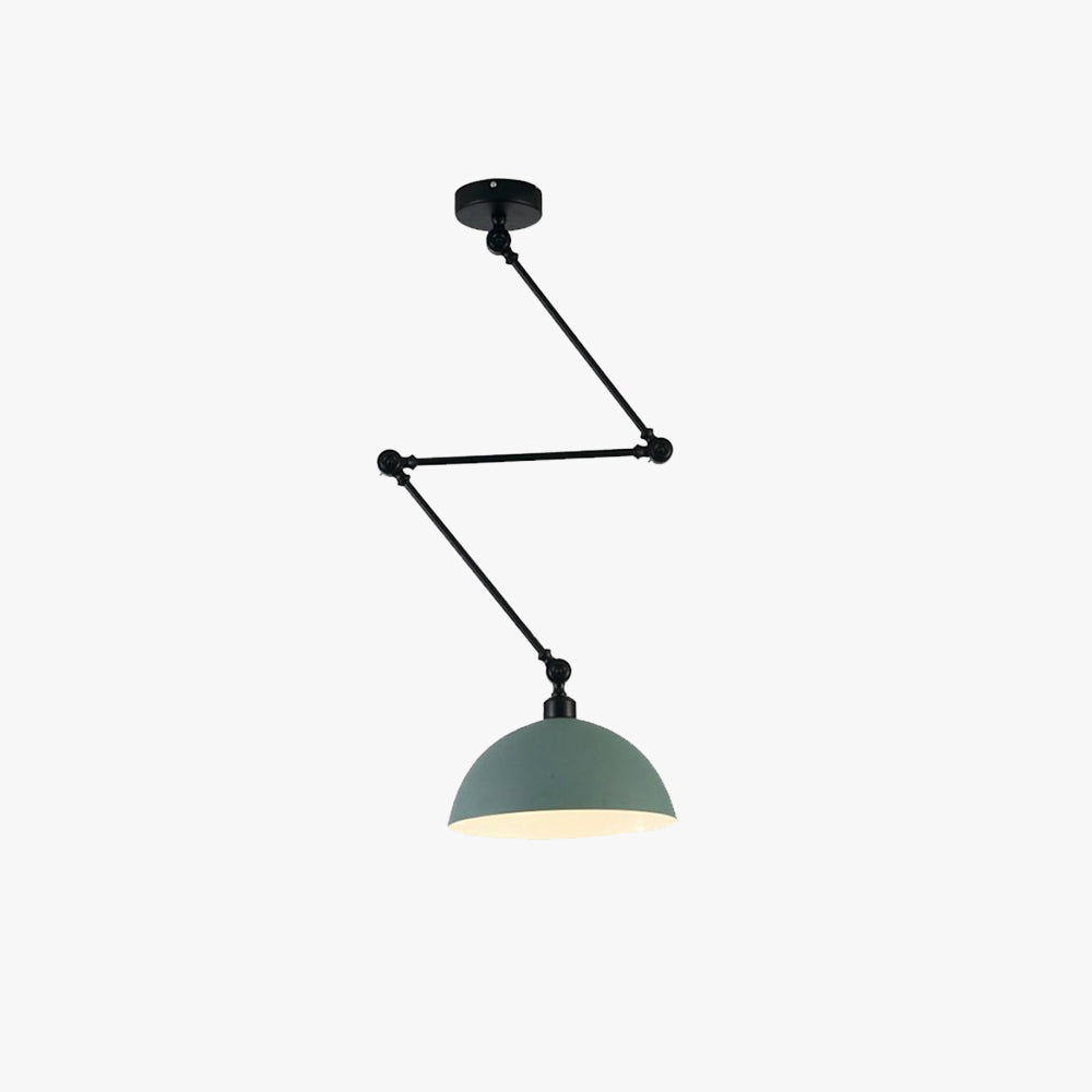 Minori Moderne Design LED Hanglamp Metaal Zwart/Rood Slaapkamer