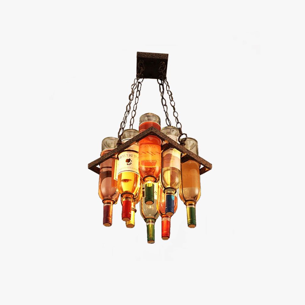 Hailie Vintage Design LED Hanglamp Metaal Glas Slaapkamer Woonkamer