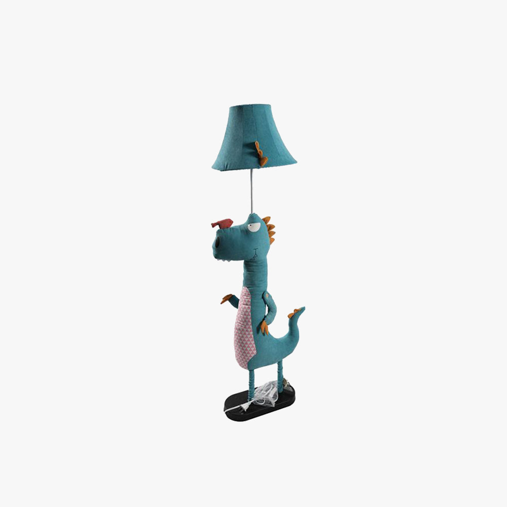 Minori Moderne Design LED Dinosaurus Vloerlamp Metaal/Stof Slaapkamer/Woonkamer