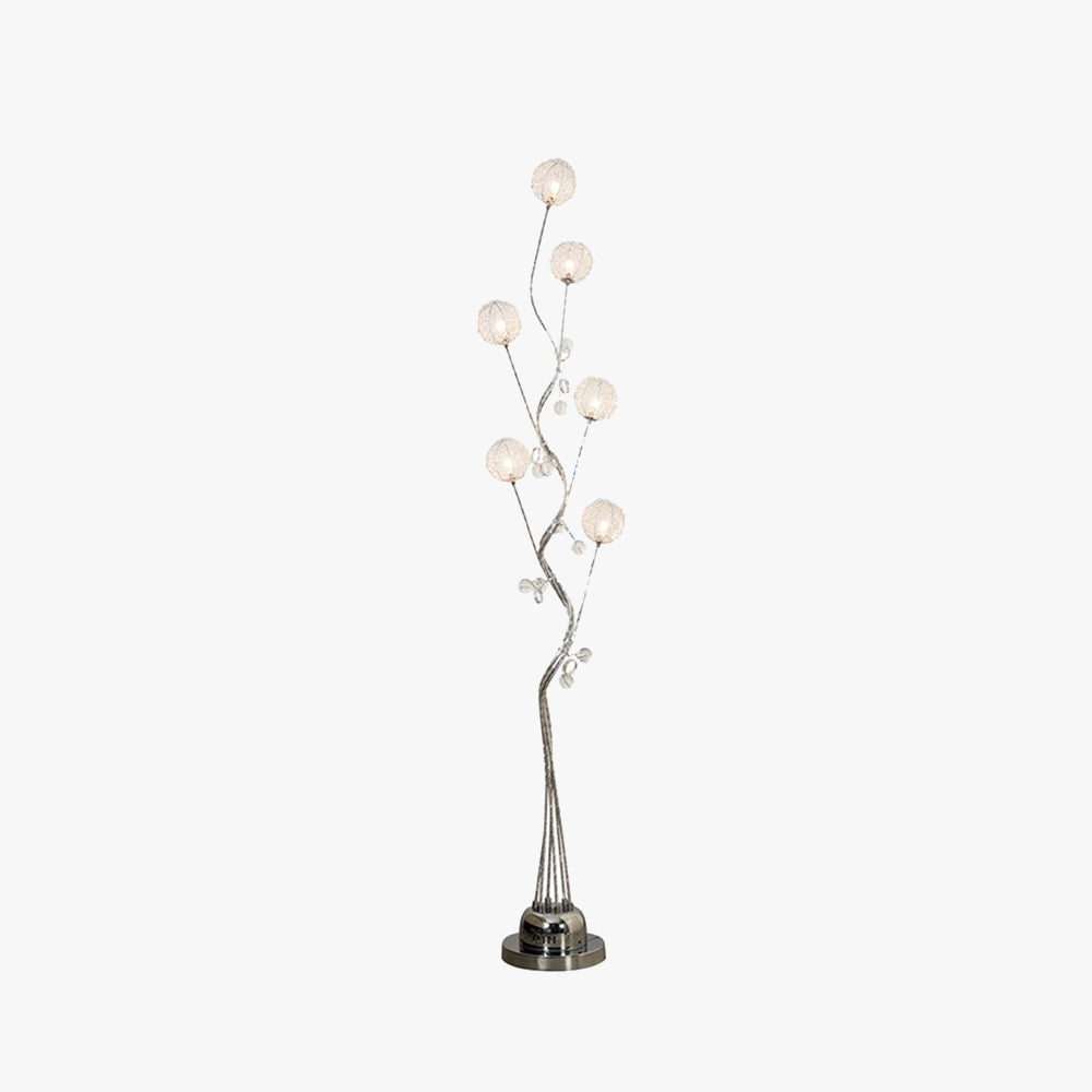 Carina Moderne Multi Head LED Vloerlamp Wit Metaal Slaapkamer