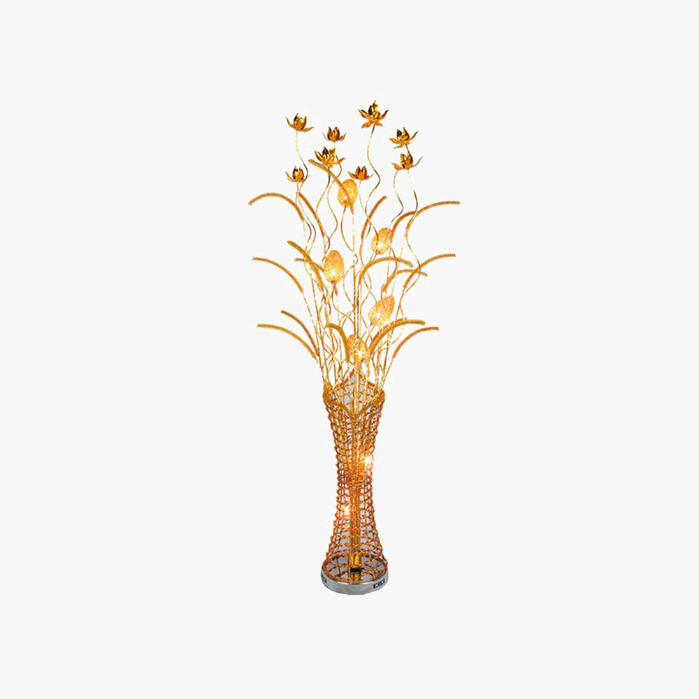 Carina Design Art Deco Vaas Gold Metaal Vloerlampen Slaapkamer/Woonkamer