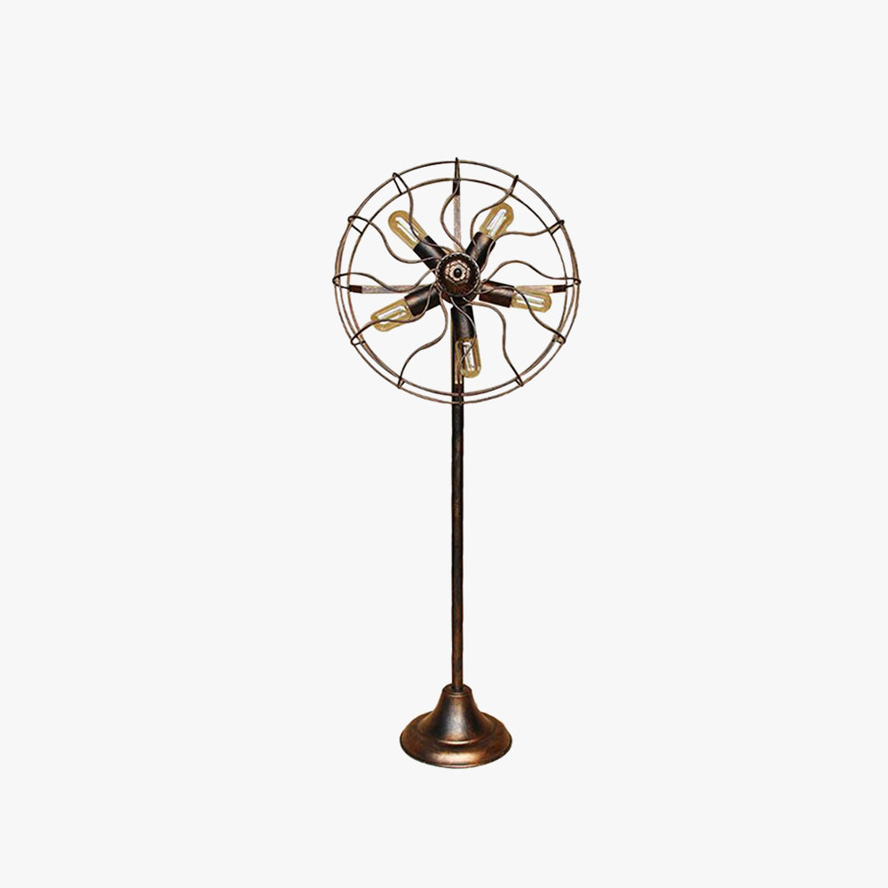 Valerio Vintage Design Industriele LED Vloerlamp Metaal Woon/Slaapkamer