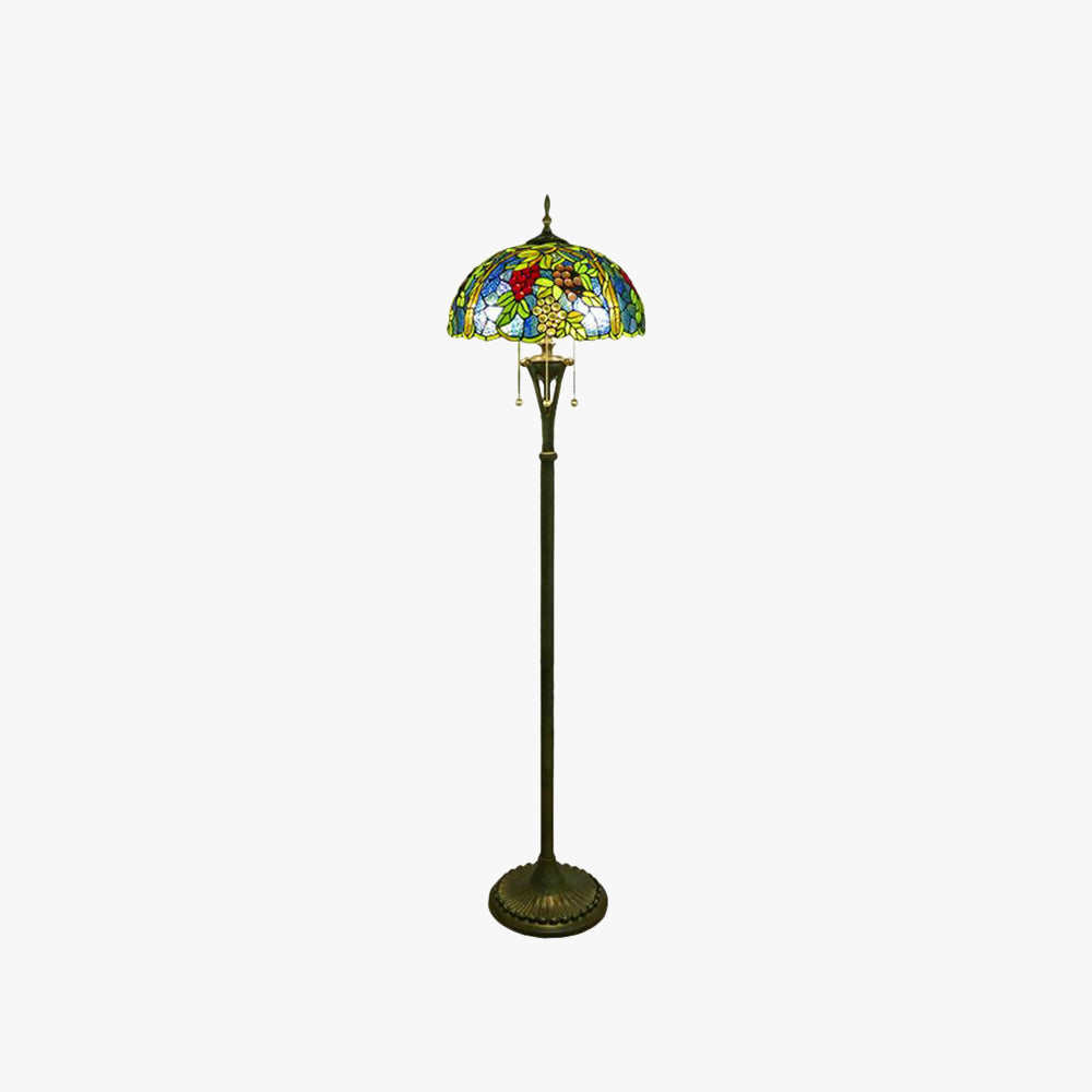Valerio Vintage Metal Grapes Floor Lamp, Colorful