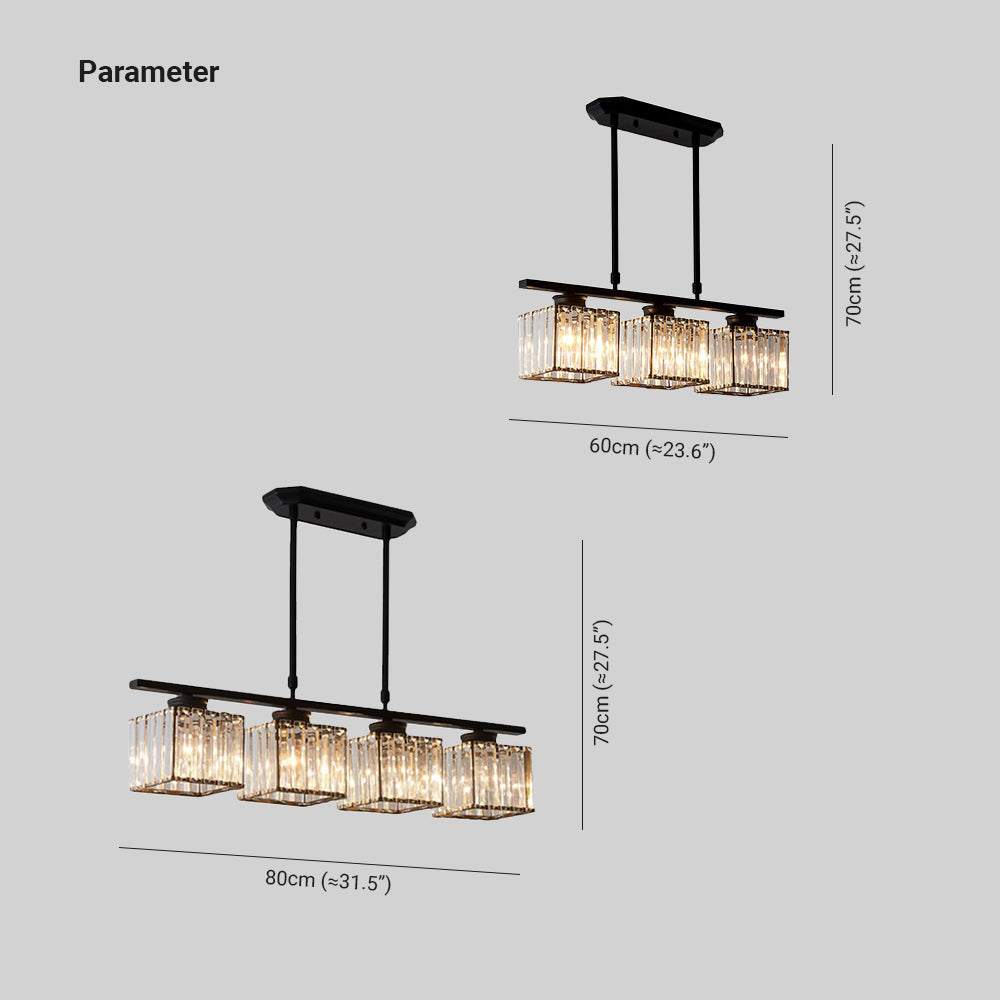 Kristy Moderne Design LED Hanglamp Metaal Crystal Woonkamer Keuken