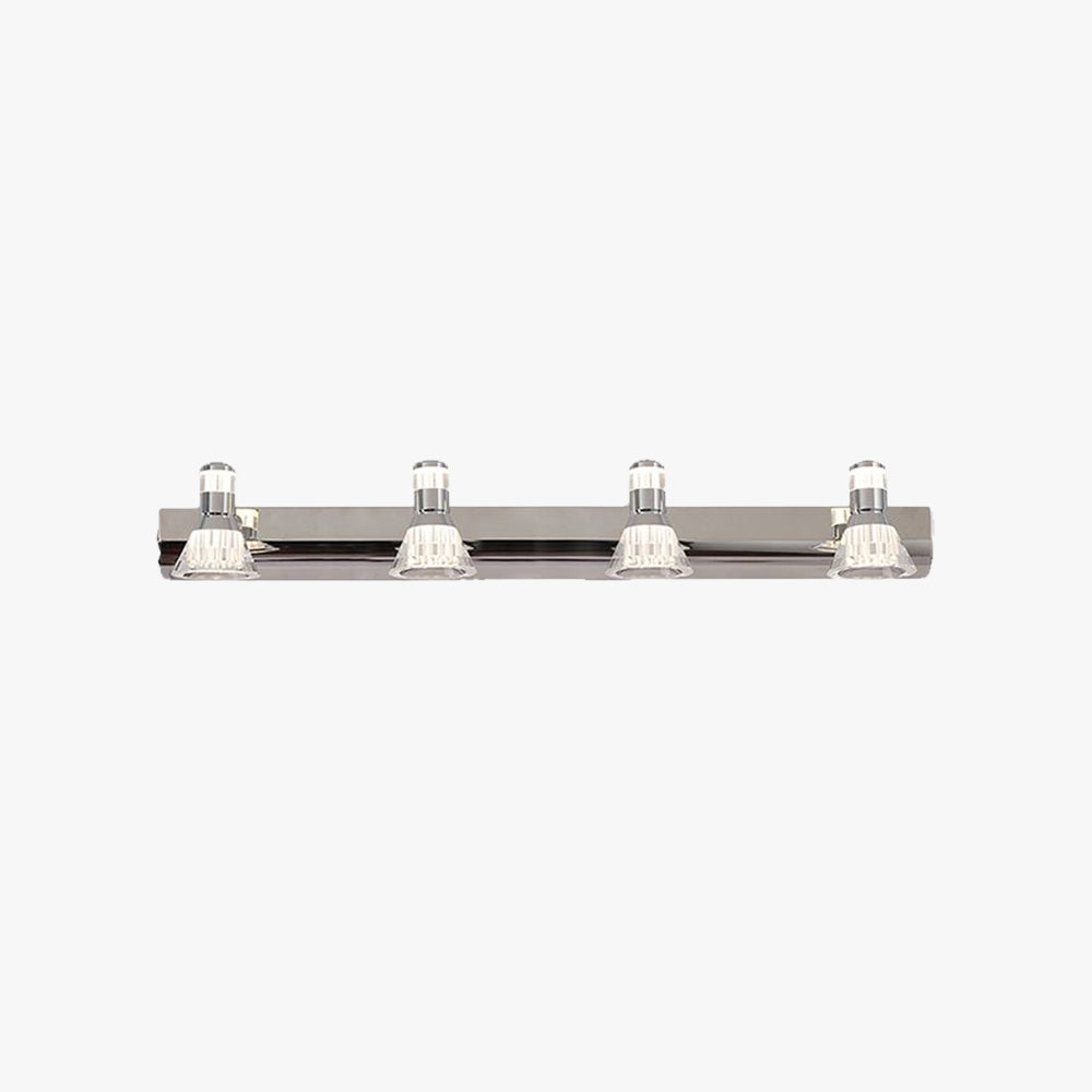 Kristy Design Bloem LED Wandlamp Metaal/Glas Silver Slaap/Woon/Badkamer