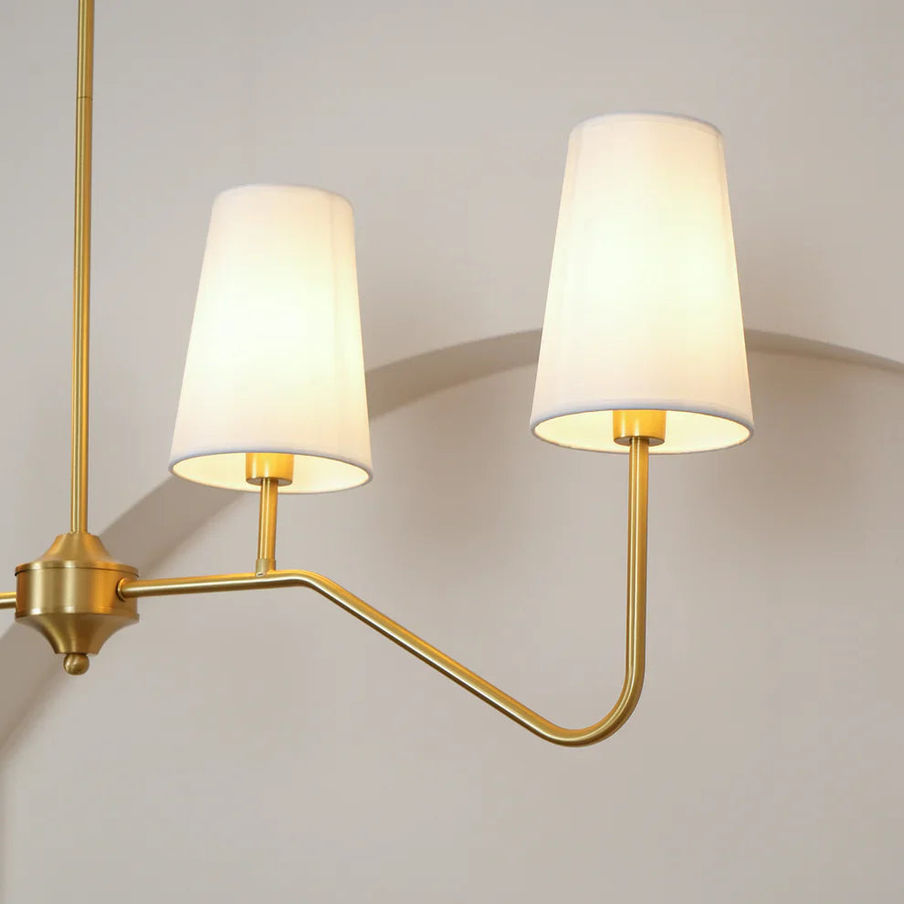 Valerio Vintage Klassiek Metaal Stof Hanglampen Lampenkap Woonkamer Eetkamer
