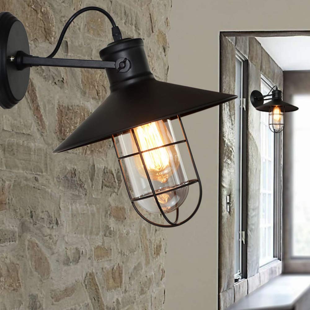 Valerio Retro LED Binnen Wandlampen Metaal Palkki Woonkamer Slaapkamer
