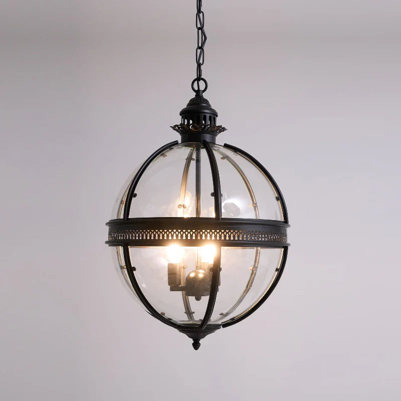 Valerio Vintage Glas Metaal Zwart Hanglampen Eetkamer Slaapkamer