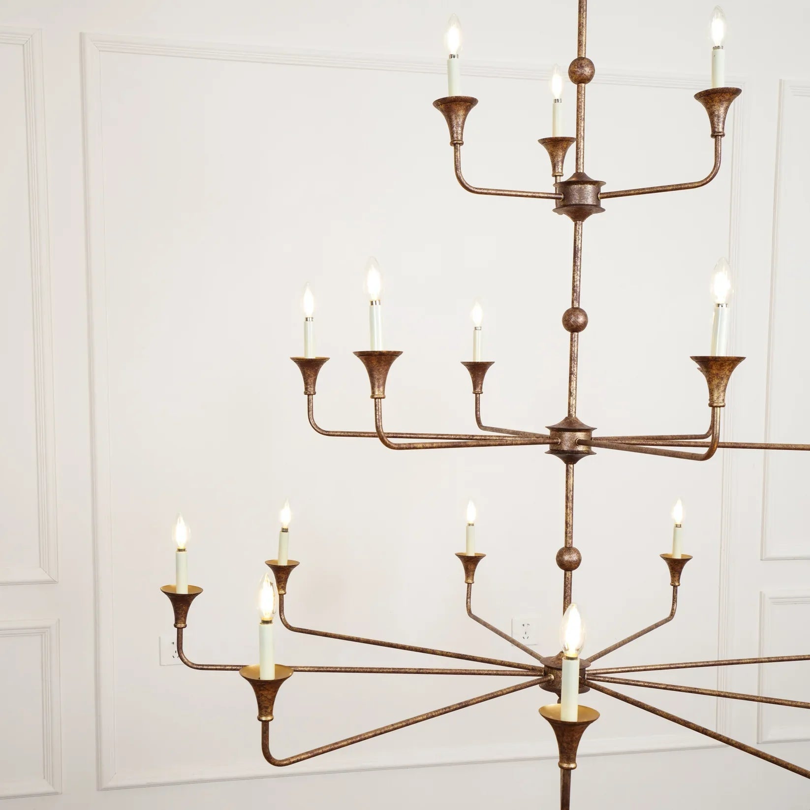 Valerio Vintage Metaal Pyriet Bronzen Hanglampen Eetkamer Slaapkamer