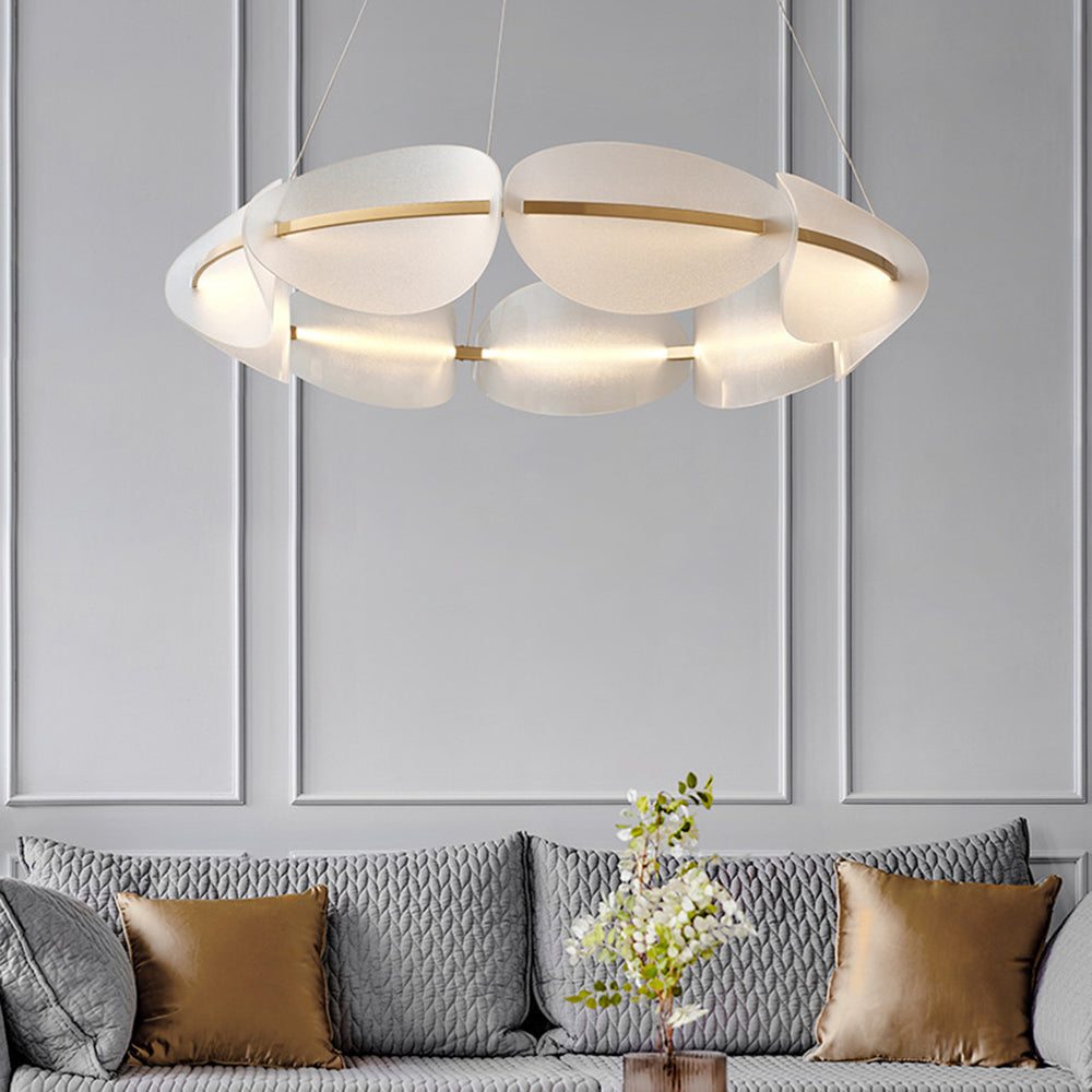 Carina Moderne Ringvormige Metalen Hanglamp Slaapkamer/Eetkamer