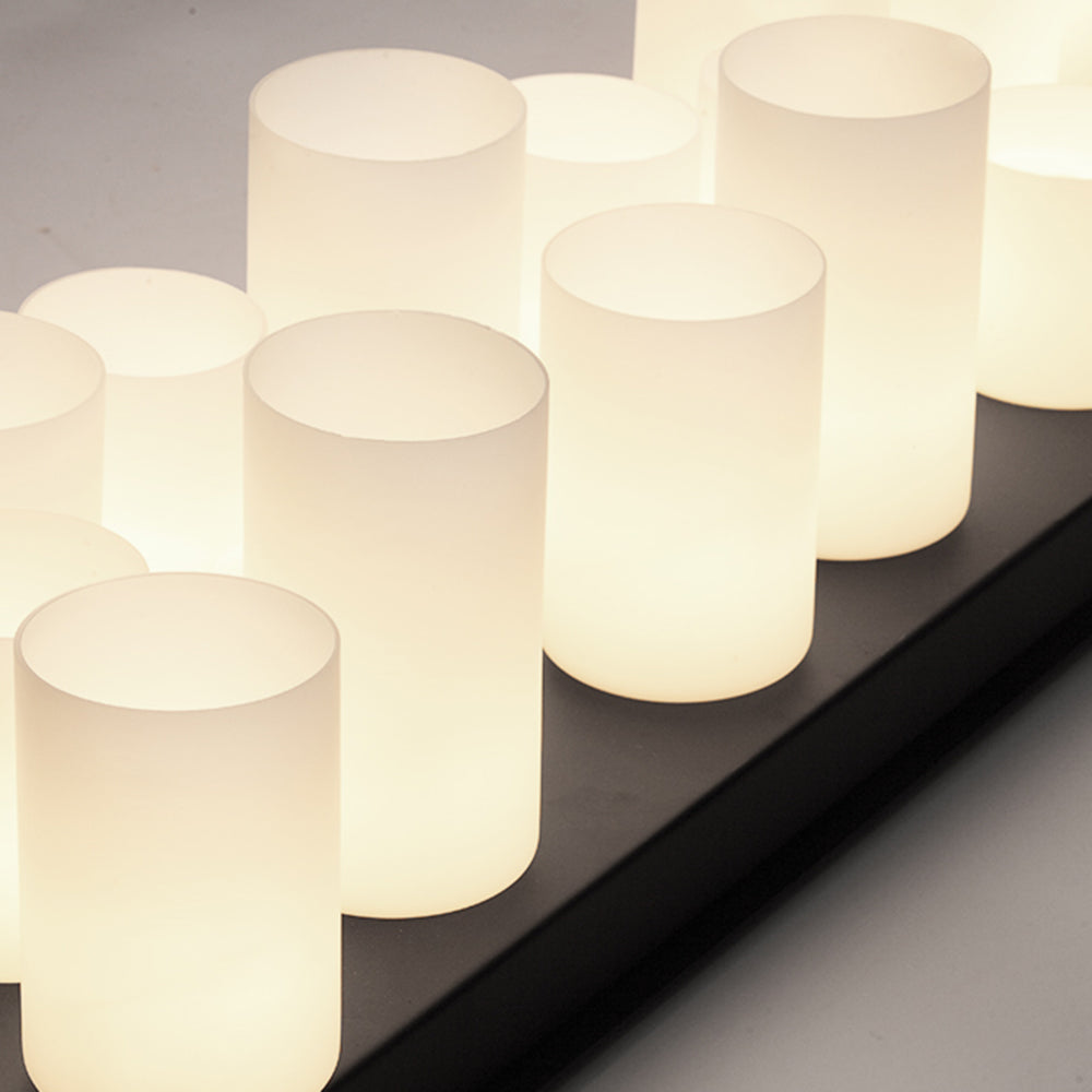 Dorian Industriele LED Hanglamp Zwart Eettafel Metaal/Glas