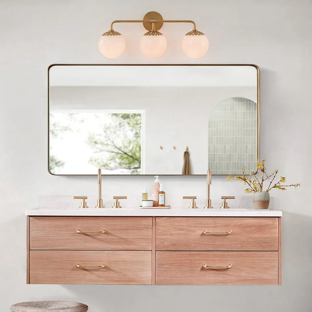Alessio Minimalisme Metaal Glas Messing Zwart Nikkel Wandlamp Eetkamer Slaapkamer