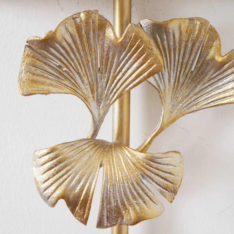 Valerio Vintage Klassiek Ginkgo Messing Wandlamp Slaapkamer Woonkamer