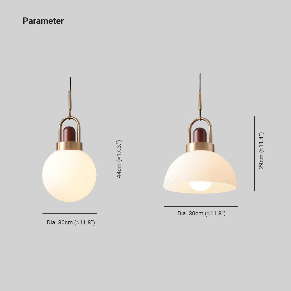 Hailie Modern LED Hanglampen Metaal Hout Glas Eetkamer Slaapkamer